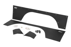 Jeep Cherokee Fender & Quarter Panel Armor - Front - Rough Country - Combo - Black - '97-'01